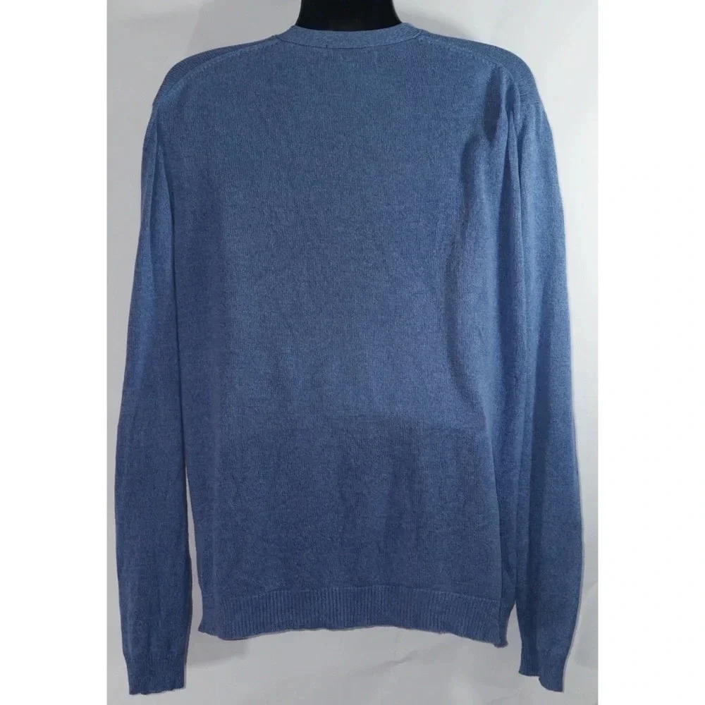 Brooks Brothers Pima Cotton Sweater Blue Size XL
